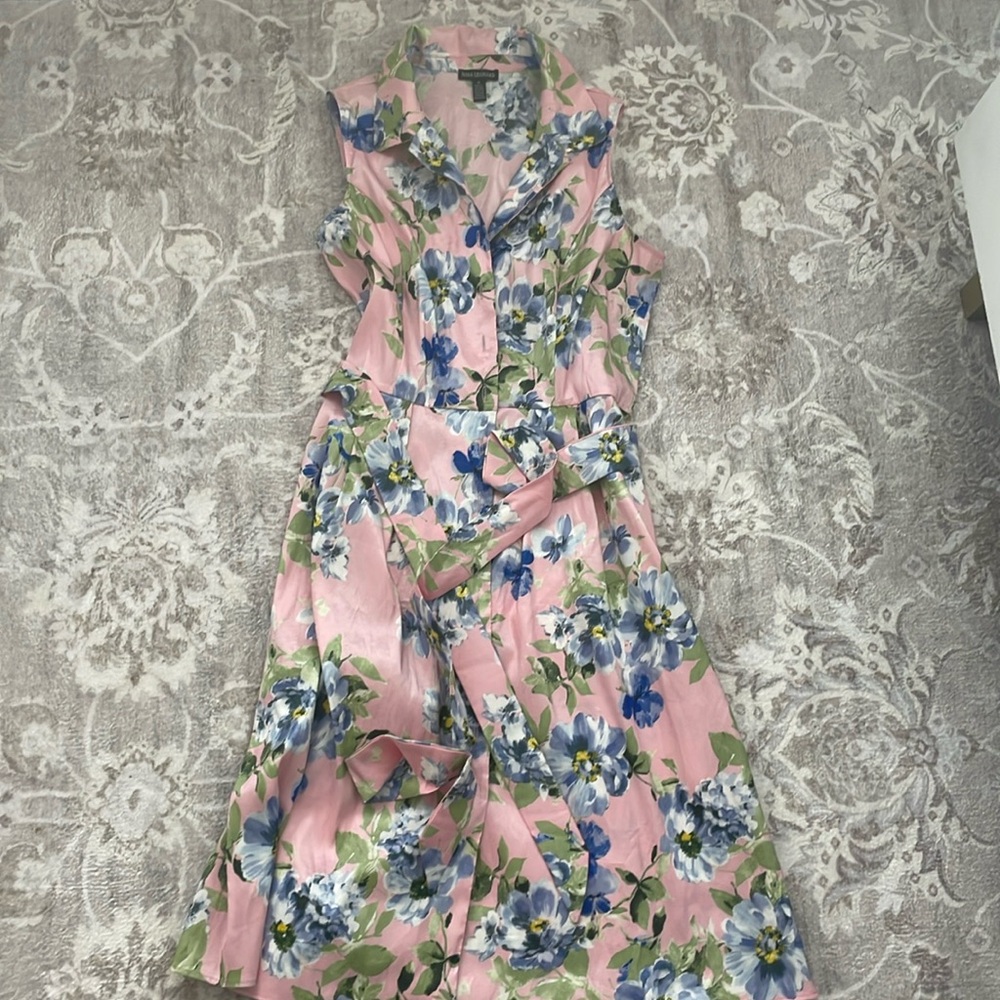 Pink Floral Tea Party Dress